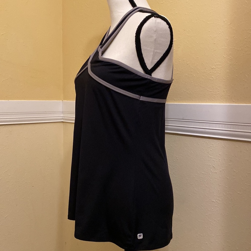 Fabletics Ladies Top W/ Built In Bra; Medium; Bla… - image 4